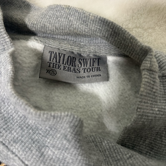 Taylor Swift The Eras Tour Gray Sweatshirt - Picture 2 of 2